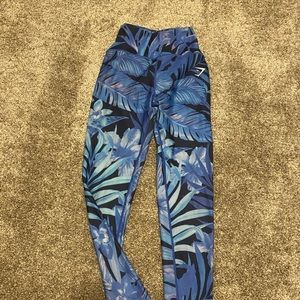 Gymshark leggings tropical
